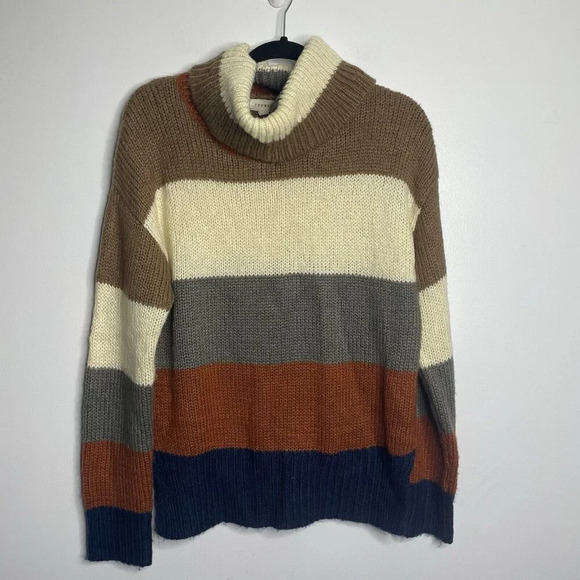 Promesa Womens long sleeve pullover knit Cowl Neck sweater Size Small/medium - Picture 1 of 7
